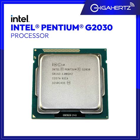 Intel® Pentium® Processor G2030 .